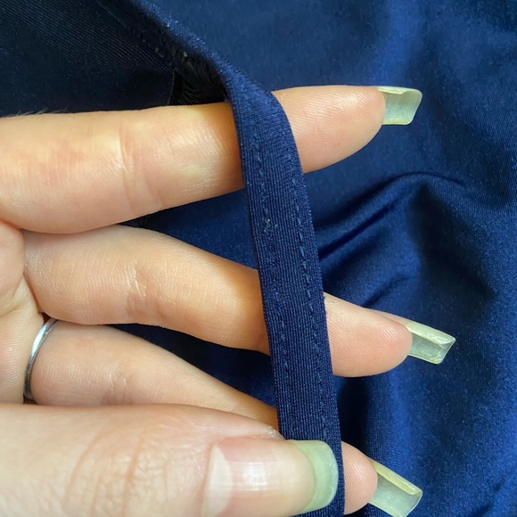 SOLD!!! Yumiko Leotard - Navy Blue Marisa, Size XS - Picture 5 of 8